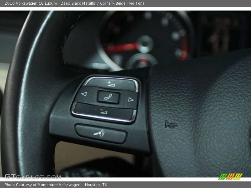 Deep Black Metallic / Cornsilk Beige Two Tone 2010 Volkswagen CC Luxury
