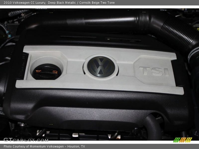 Deep Black Metallic / Cornsilk Beige Two Tone 2010 Volkswagen CC Luxury
