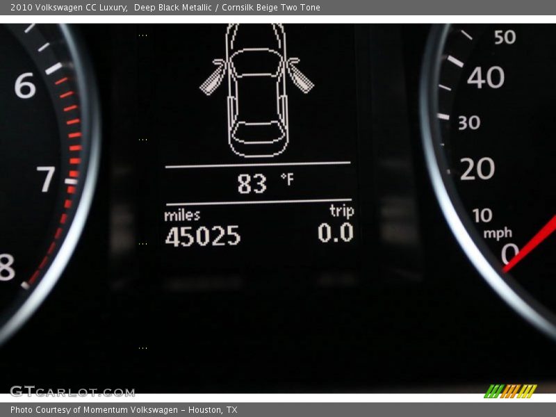 Deep Black Metallic / Cornsilk Beige Two Tone 2010 Volkswagen CC Luxury