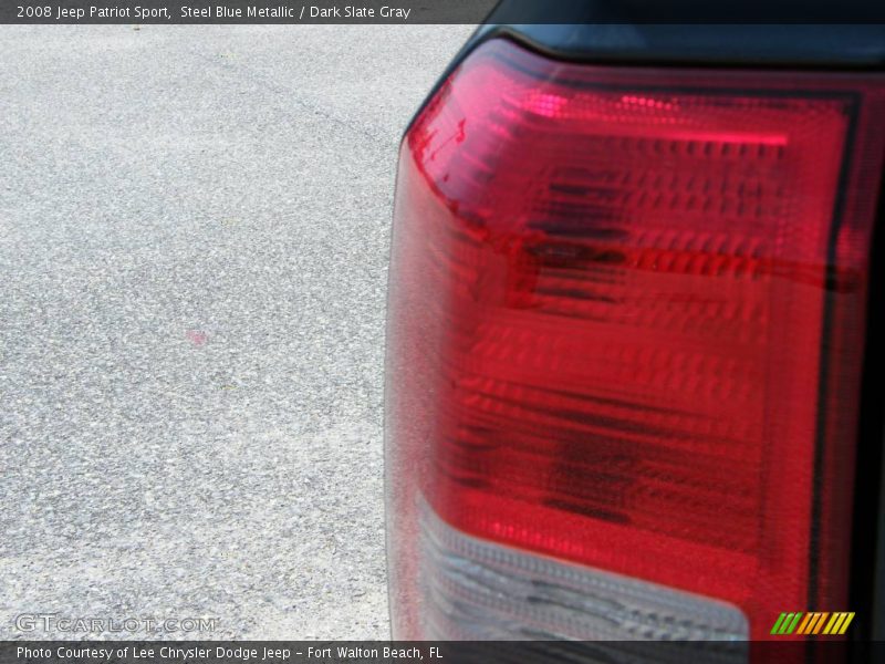 Steel Blue Metallic / Dark Slate Gray 2008 Jeep Patriot Sport