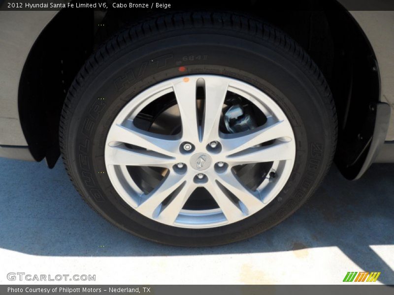 Cabo Bronze / Beige 2012 Hyundai Santa Fe Limited V6