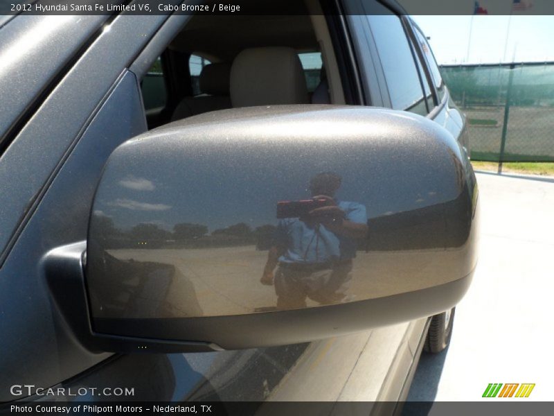 Cabo Bronze / Beige 2012 Hyundai Santa Fe Limited V6