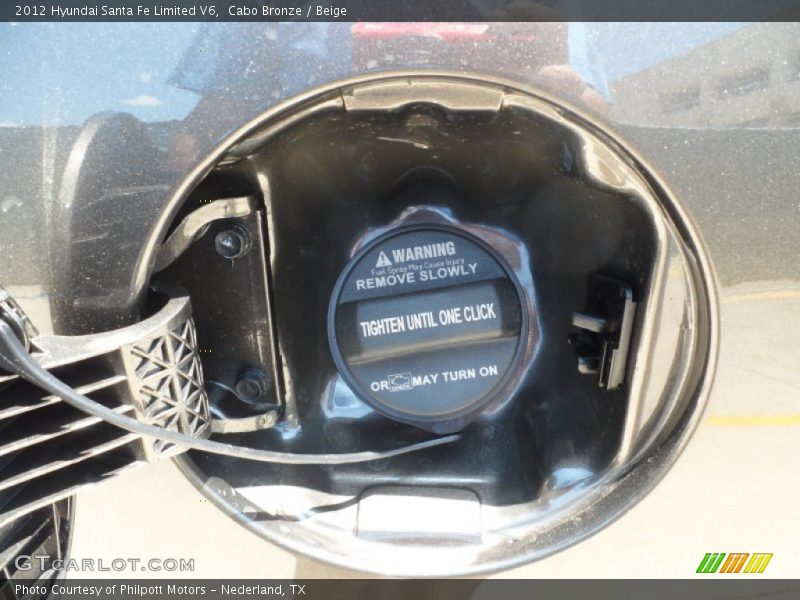 Cabo Bronze / Beige 2012 Hyundai Santa Fe Limited V6