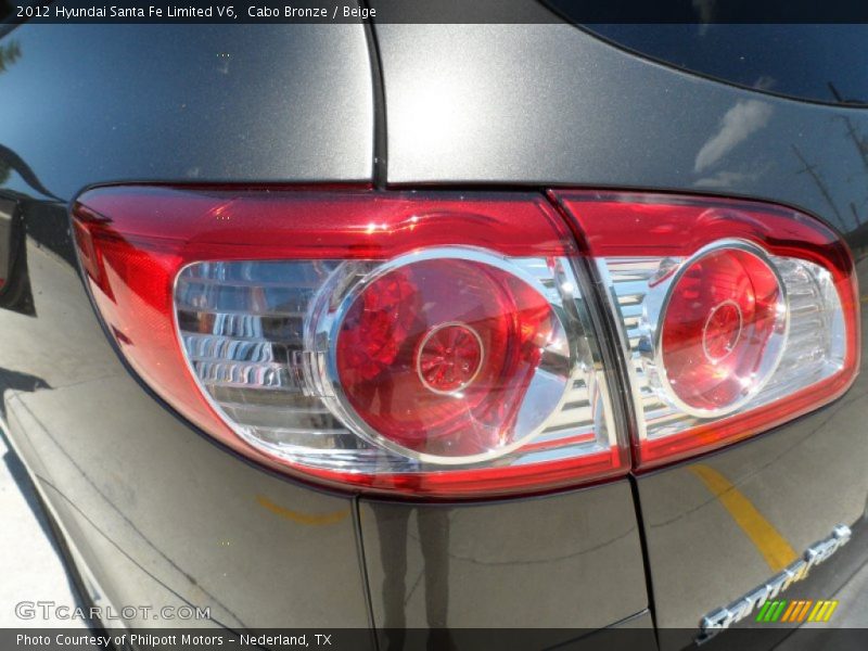 Cabo Bronze / Beige 2012 Hyundai Santa Fe Limited V6