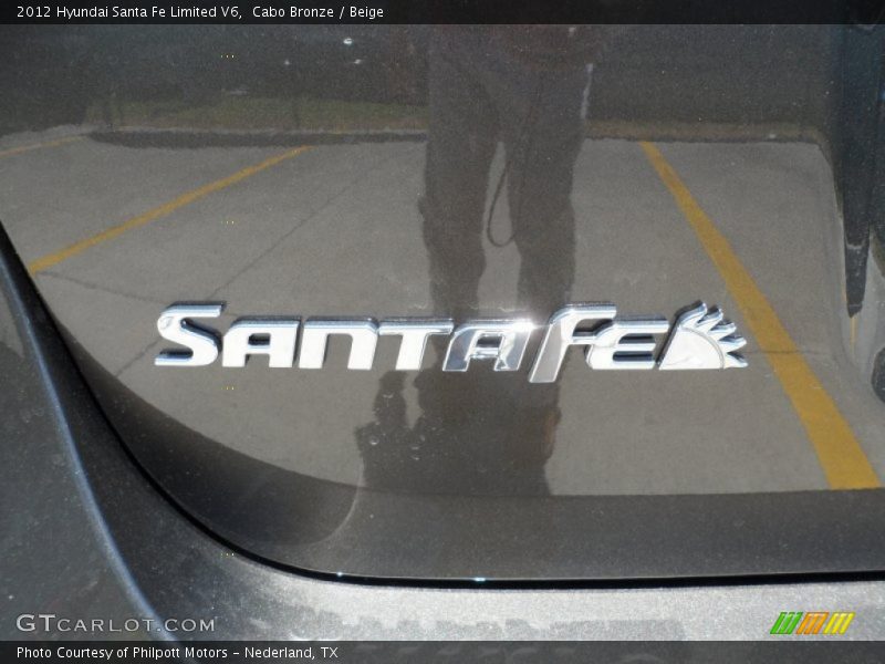 Cabo Bronze / Beige 2012 Hyundai Santa Fe Limited V6