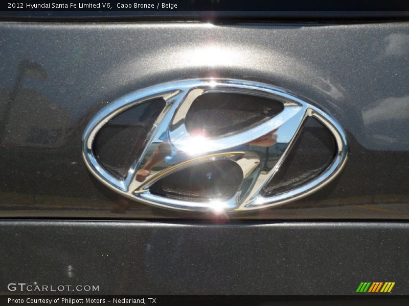 Cabo Bronze / Beige 2012 Hyundai Santa Fe Limited V6