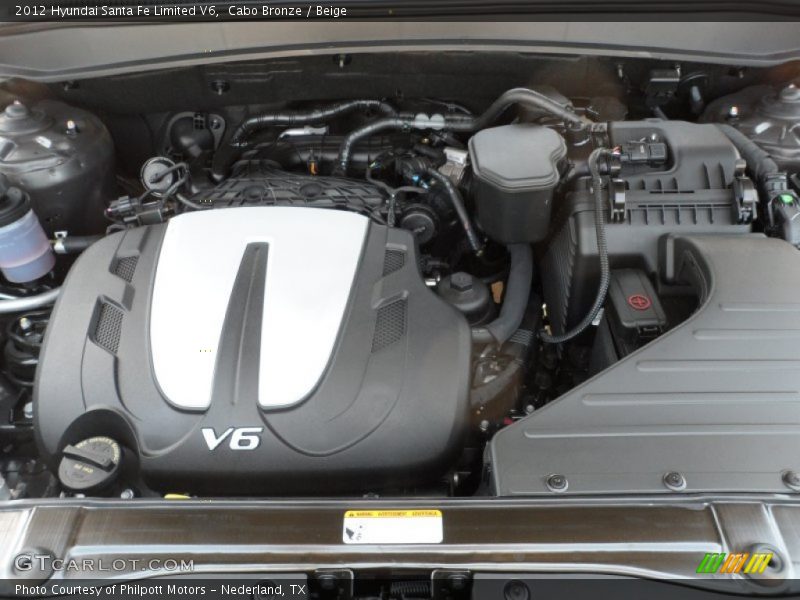 Cabo Bronze / Beige 2012 Hyundai Santa Fe Limited V6