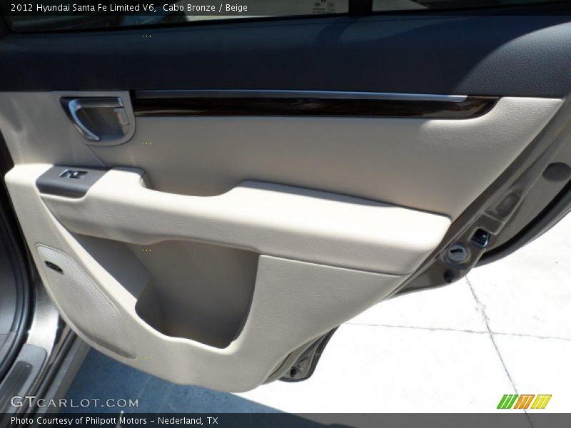 Cabo Bronze / Beige 2012 Hyundai Santa Fe Limited V6