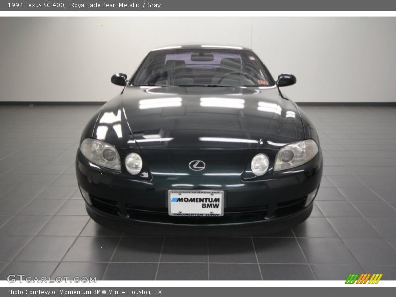 Royal Jade Pearl Metallic / Gray 1992 Lexus SC 400