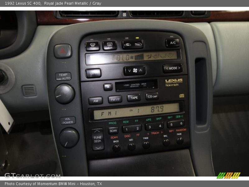 Controls of 1992 SC 400