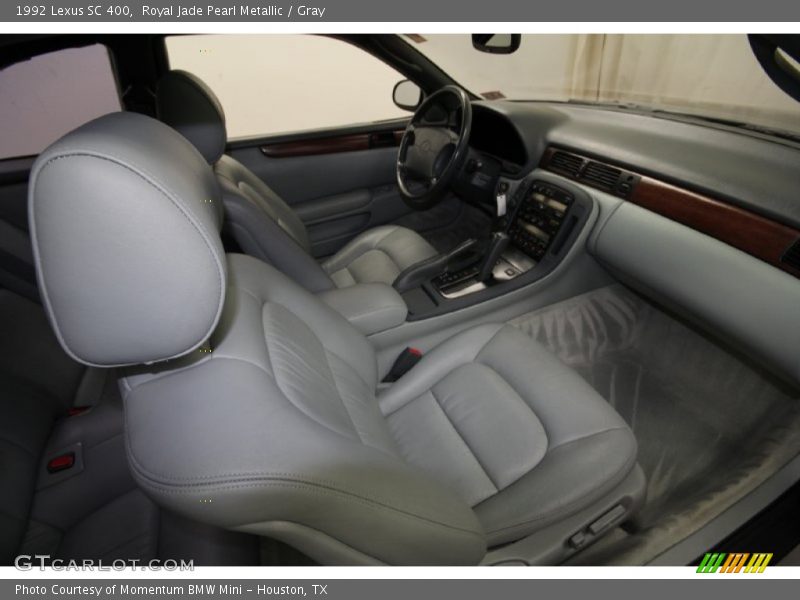 Royal Jade Pearl Metallic / Gray 1992 Lexus SC 400
