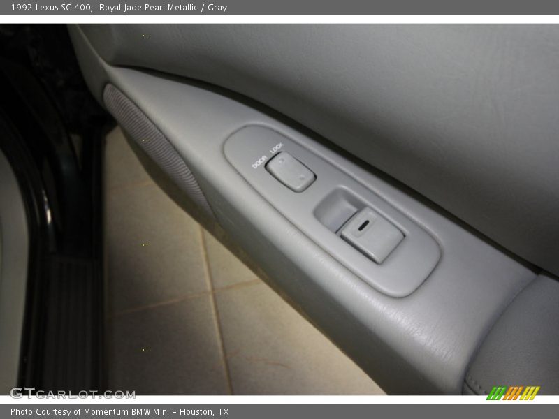 Royal Jade Pearl Metallic / Gray 1992 Lexus SC 400