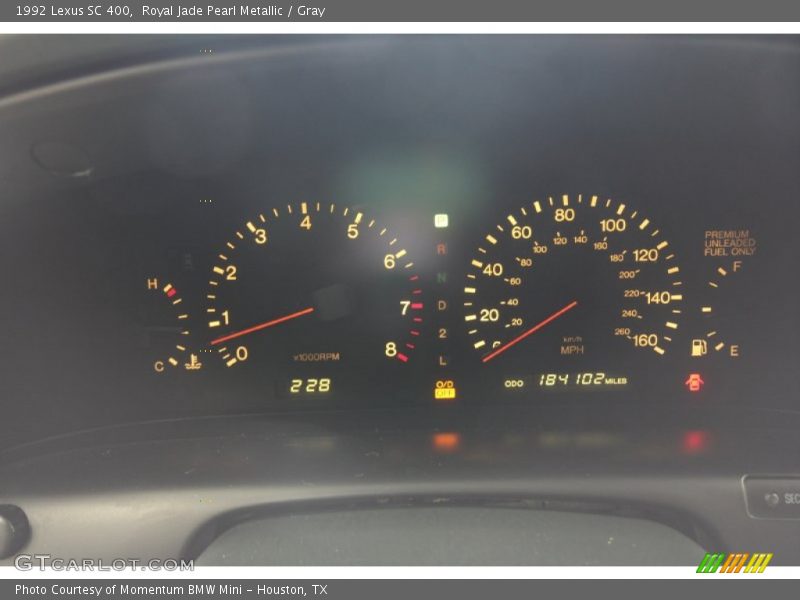  1992 SC 400 400 Gauges
