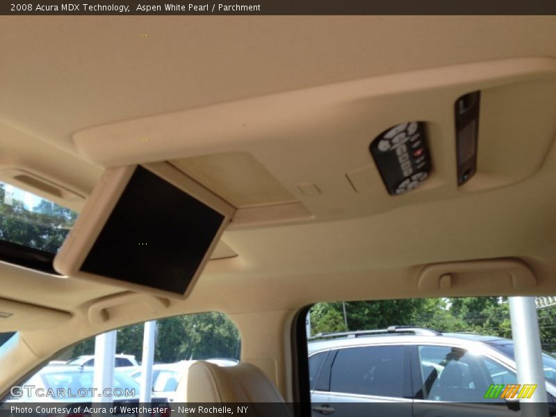Aspen White Pearl / Parchment 2008 Acura MDX Technology