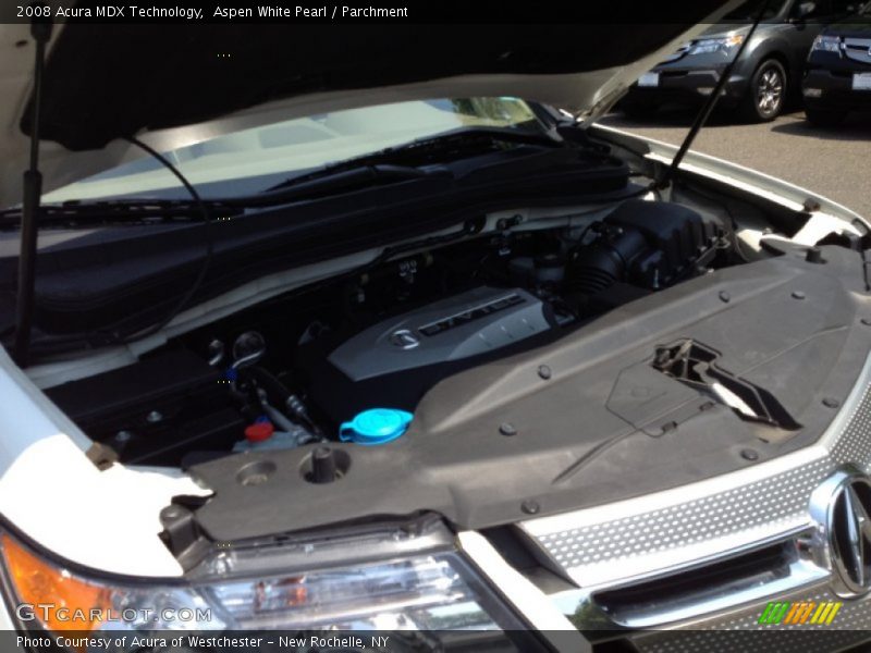 Aspen White Pearl / Parchment 2008 Acura MDX Technology
