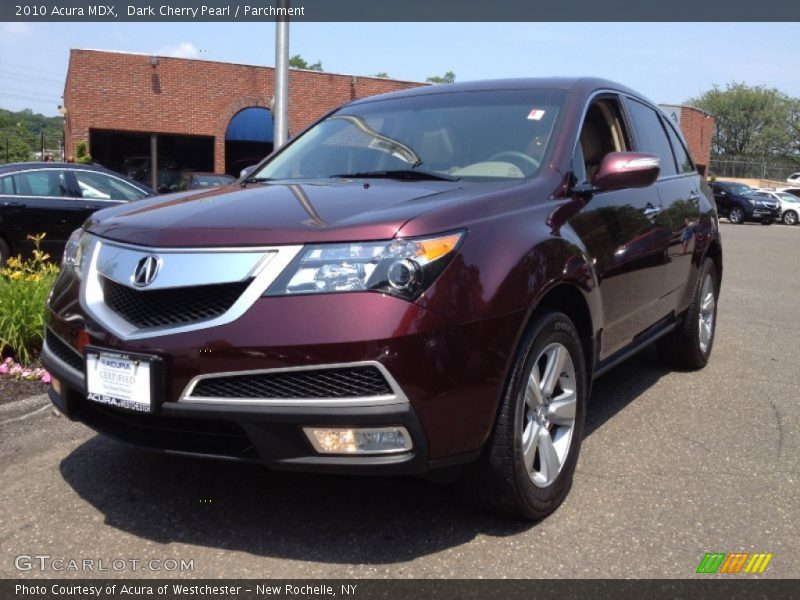 Dark Cherry Pearl / Parchment 2010 Acura MDX