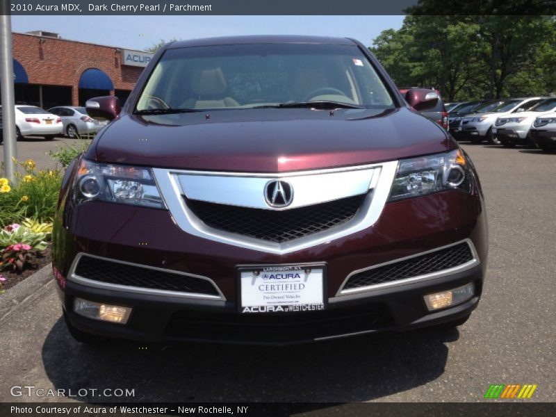 Dark Cherry Pearl / Parchment 2010 Acura MDX