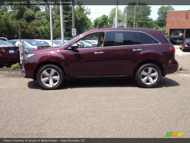 Dark Cherry Pearl / Parchment 2010 Acura MDX