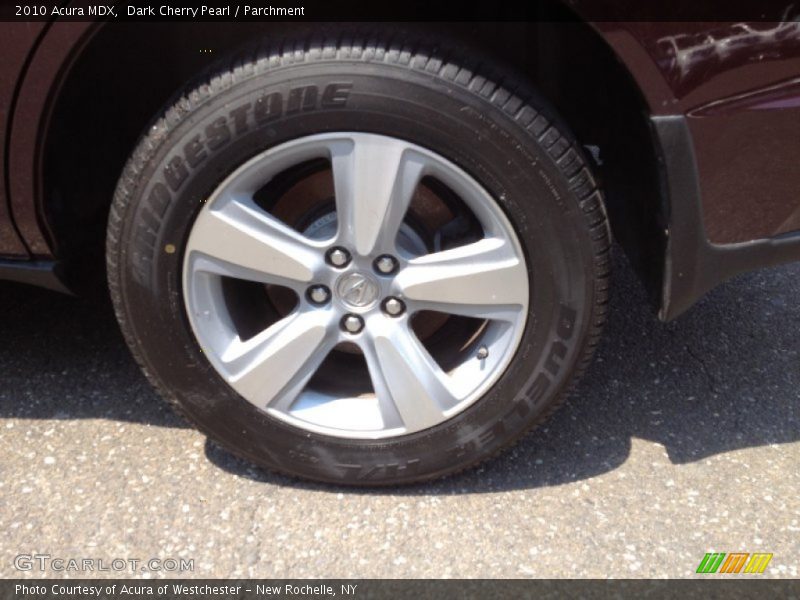 Dark Cherry Pearl / Parchment 2010 Acura MDX
