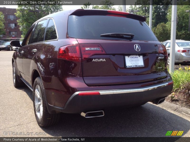 Dark Cherry Pearl / Parchment 2010 Acura MDX