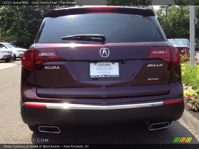 Dark Cherry Pearl / Parchment 2010 Acura MDX