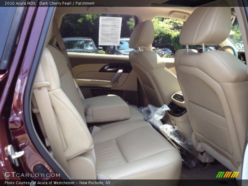 Dark Cherry Pearl / Parchment 2010 Acura MDX