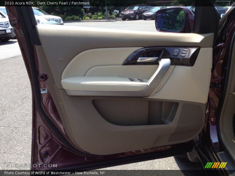 Dark Cherry Pearl / Parchment 2010 Acura MDX