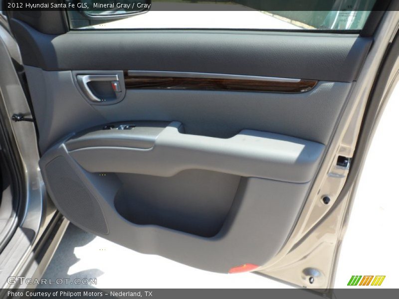 Mineral Gray / Gray 2012 Hyundai Santa Fe GLS