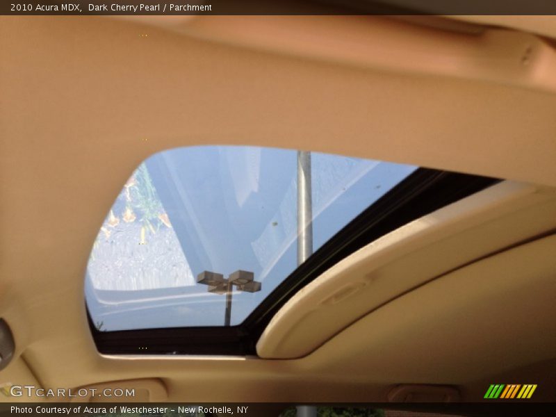 Dark Cherry Pearl / Parchment 2010 Acura MDX