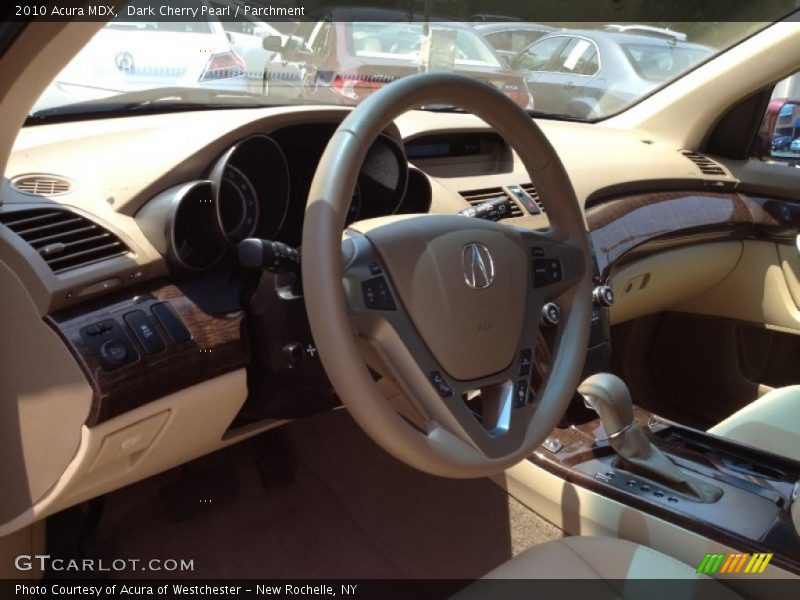 Dark Cherry Pearl / Parchment 2010 Acura MDX