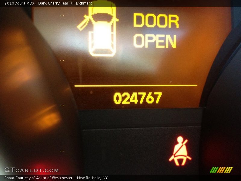 Dark Cherry Pearl / Parchment 2010 Acura MDX