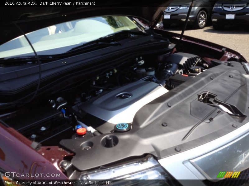 Dark Cherry Pearl / Parchment 2010 Acura MDX