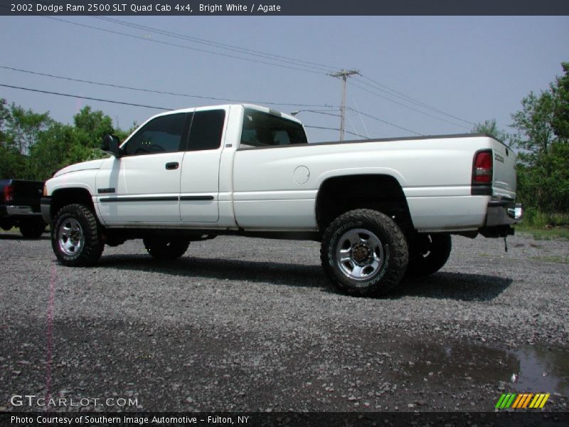 Bright White / Agate 2002 Dodge Ram 2500 SLT Quad Cab 4x4