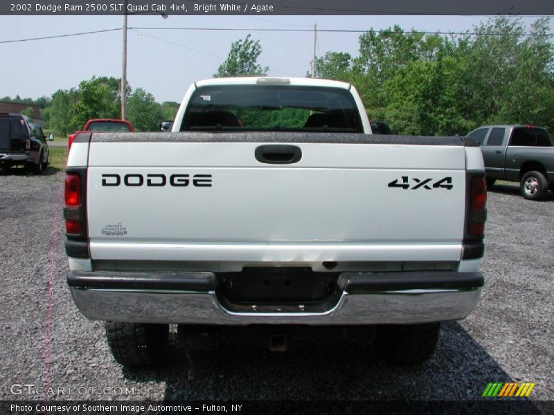 Bright White / Agate 2002 Dodge Ram 2500 SLT Quad Cab 4x4