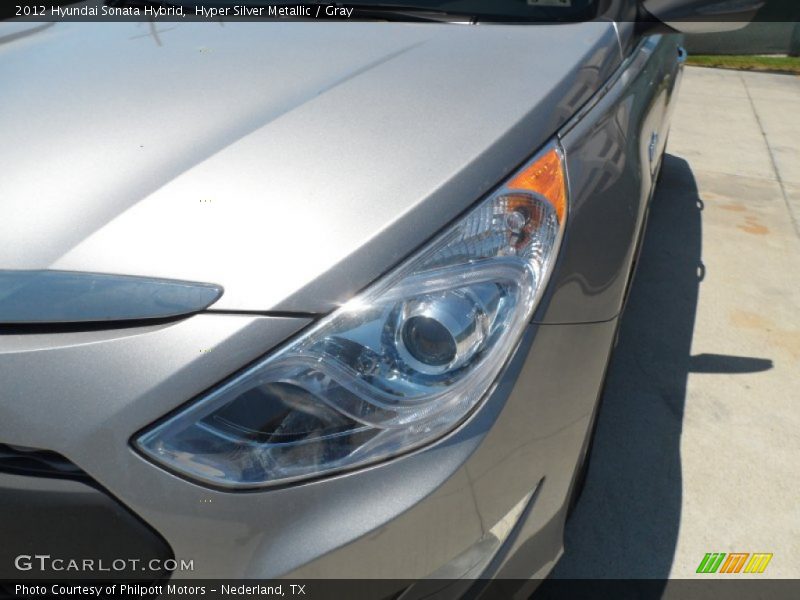 Hyper Silver Metallic / Gray 2012 Hyundai Sonata Hybrid