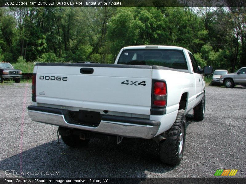 Bright White / Agate 2002 Dodge Ram 2500 SLT Quad Cab 4x4