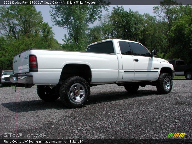 Bright White / Agate 2002 Dodge Ram 2500 SLT Quad Cab 4x4