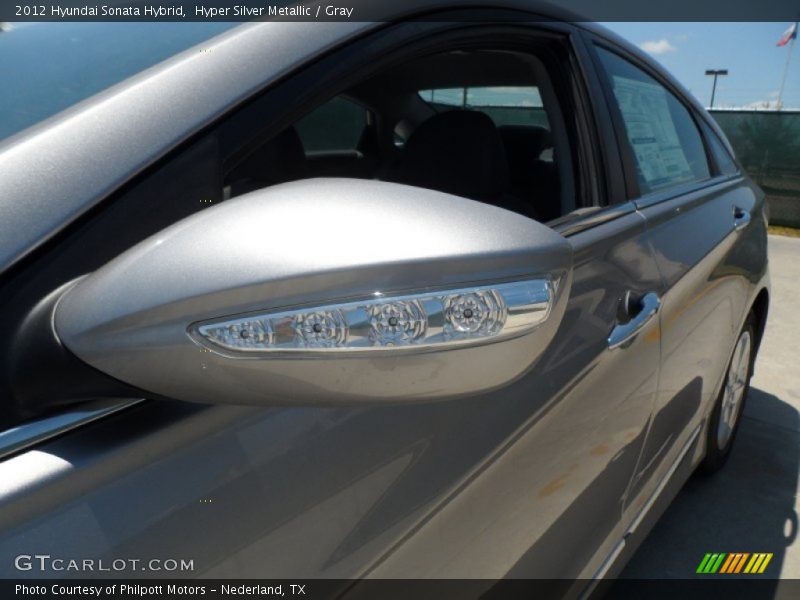 Hyper Silver Metallic / Gray 2012 Hyundai Sonata Hybrid