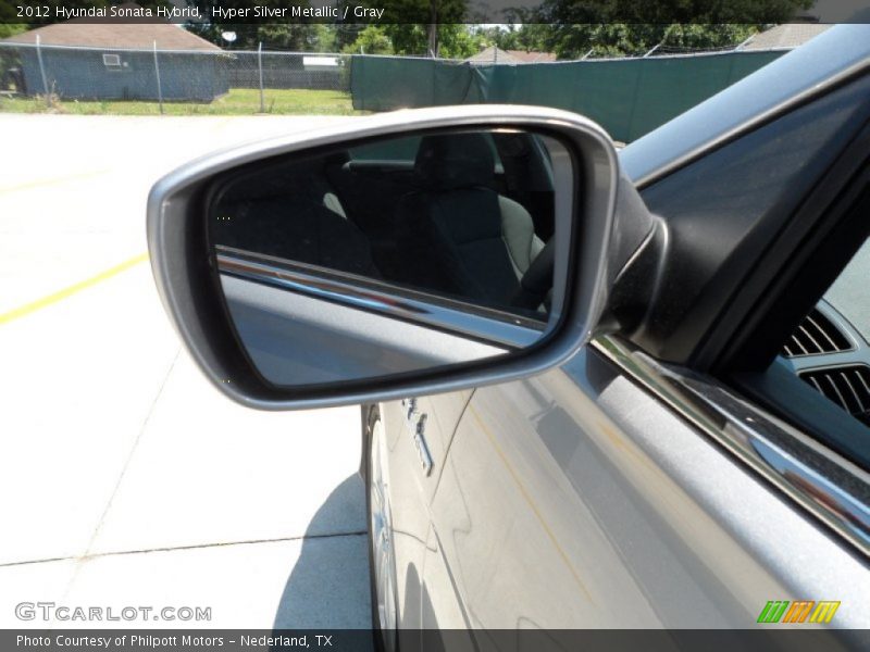 Hyper Silver Metallic / Gray 2012 Hyundai Sonata Hybrid