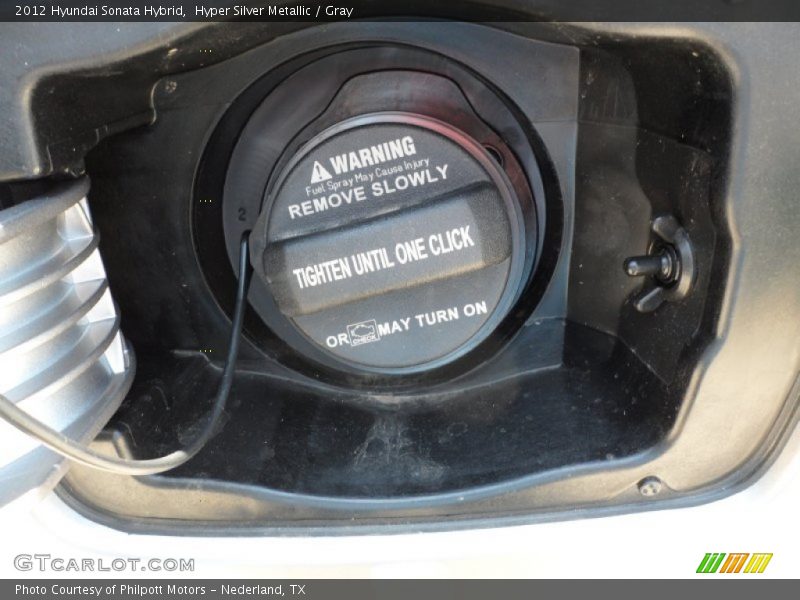 Hyper Silver Metallic / Gray 2012 Hyundai Sonata Hybrid