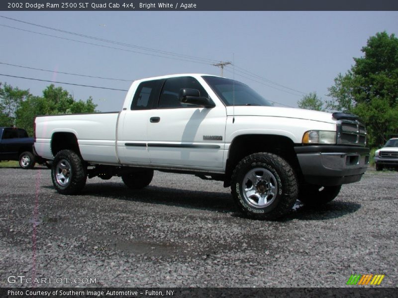 Bright White / Agate 2002 Dodge Ram 2500 SLT Quad Cab 4x4