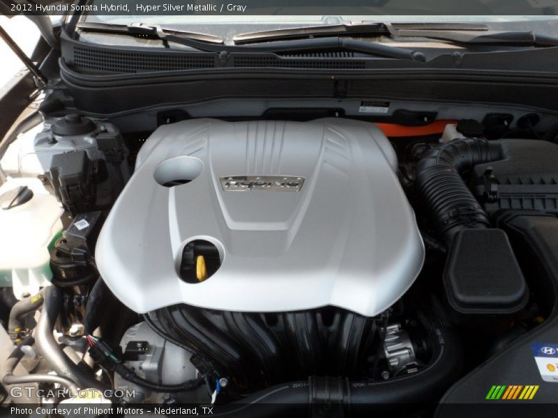 Hyper Silver Metallic / Gray 2012 Hyundai Sonata Hybrid
