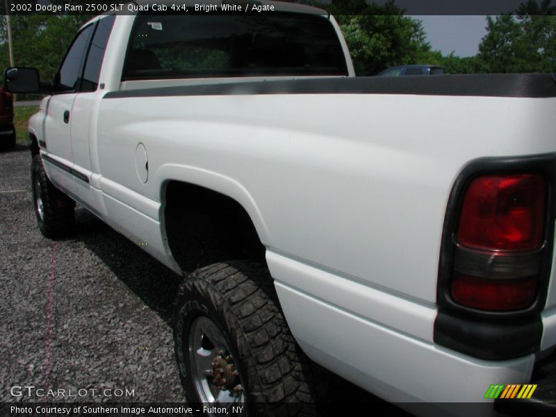 Bright White / Agate 2002 Dodge Ram 2500 SLT Quad Cab 4x4