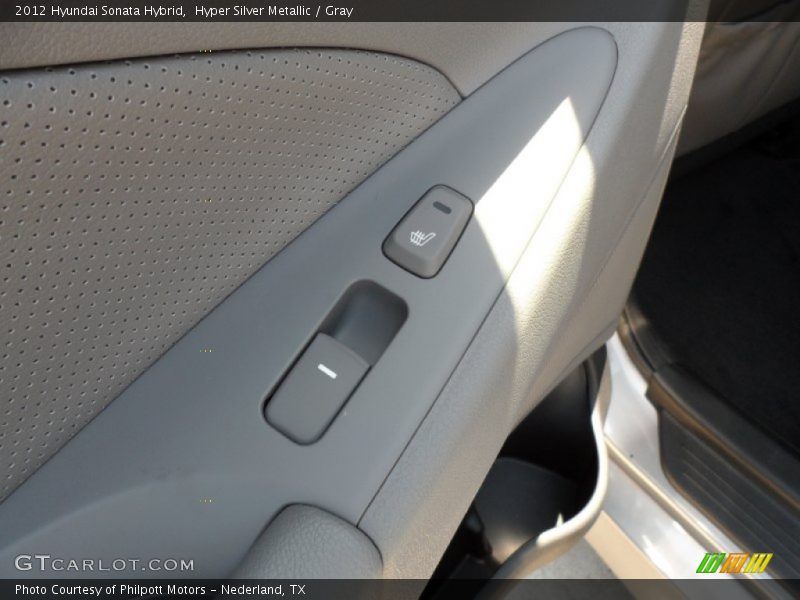 Hyper Silver Metallic / Gray 2012 Hyundai Sonata Hybrid