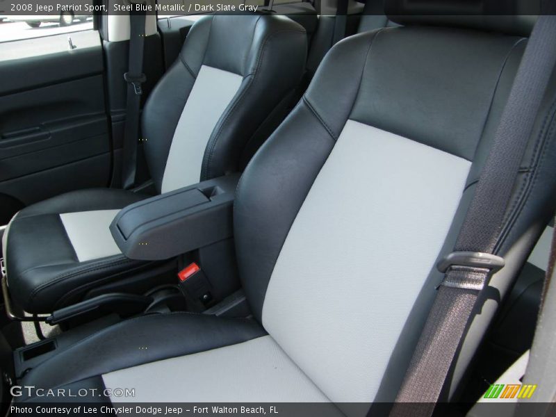 Steel Blue Metallic / Dark Slate Gray 2008 Jeep Patriot Sport