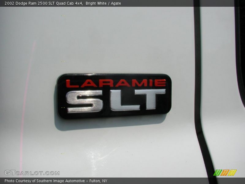 Bright White / Agate 2002 Dodge Ram 2500 SLT Quad Cab 4x4