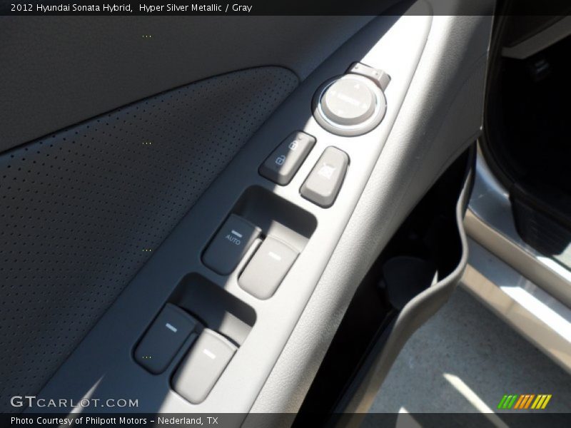 Hyper Silver Metallic / Gray 2012 Hyundai Sonata Hybrid