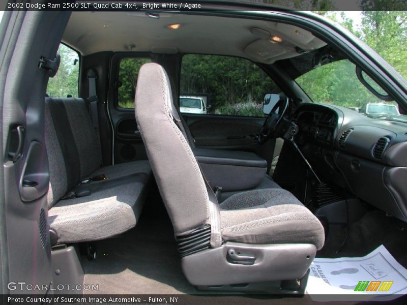 Bright White / Agate 2002 Dodge Ram 2500 SLT Quad Cab 4x4
