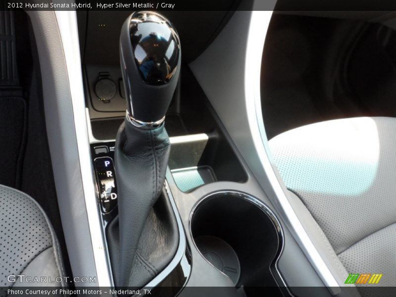 Hyper Silver Metallic / Gray 2012 Hyundai Sonata Hybrid
