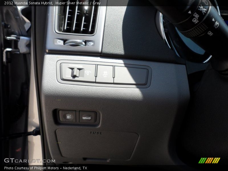 Hyper Silver Metallic / Gray 2012 Hyundai Sonata Hybrid